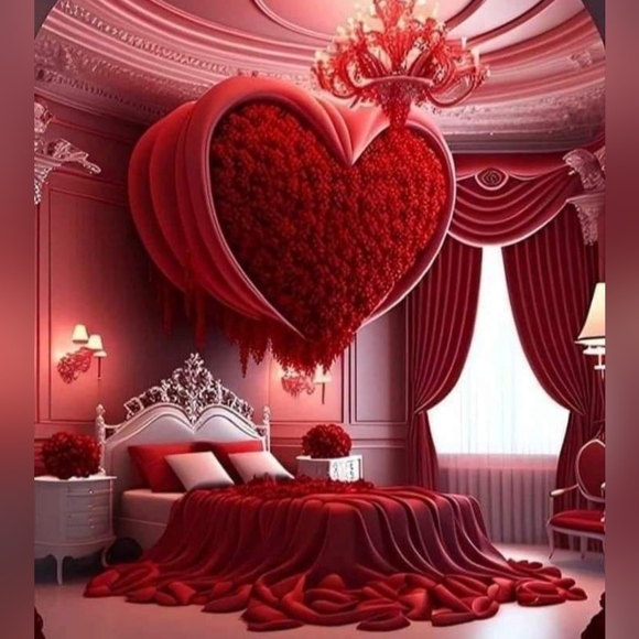 GENUINE solid 14k yellow gold JULY BIRTHSTONE RUBY DIAMOND ❤️ HEART 💖 PENDANT - Picture 5 of 5